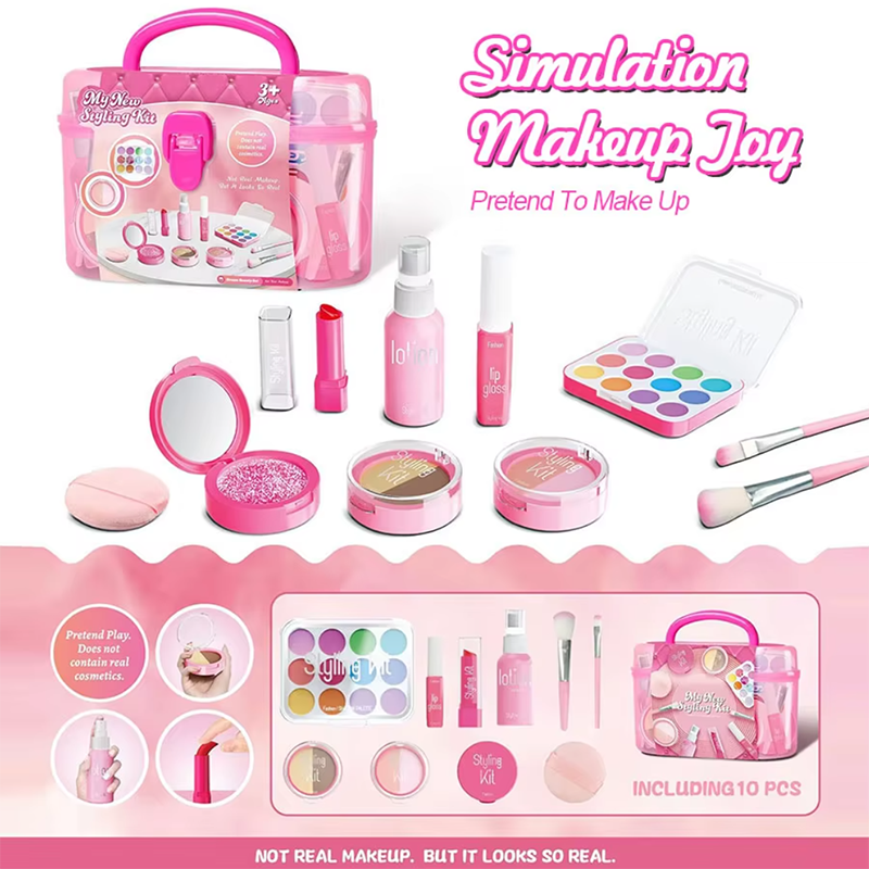 Eyeshadow Palette - 10 Adet/takım Simülasyon Makyaj Oyna Evi