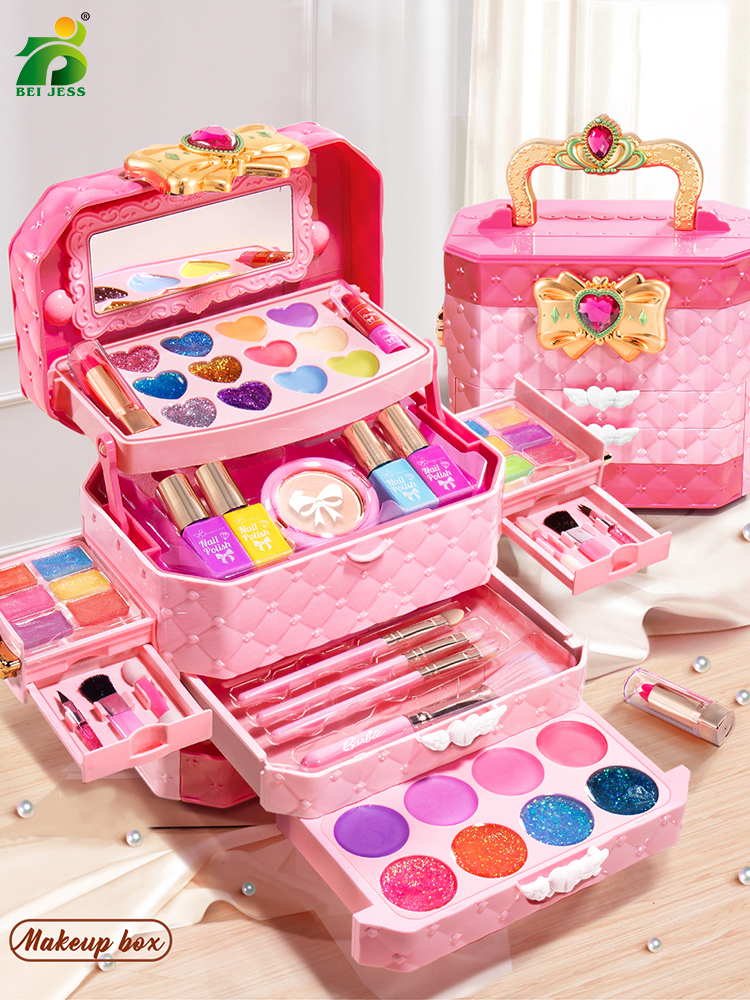Beauty Makeup Games For Girls - Kızlar makyaj seti bebek kozmetik çantası