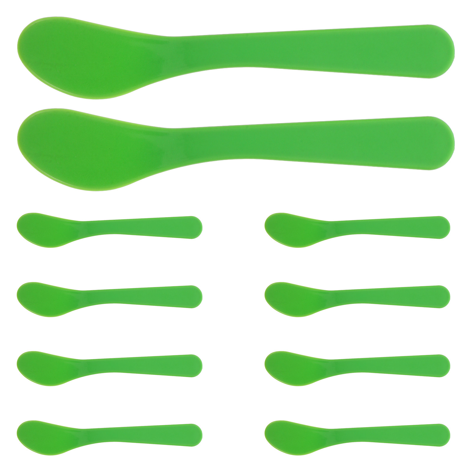 Beauty Makeup Tool - 10 Adet Tek Kullanımlık Yüz Spatulası,