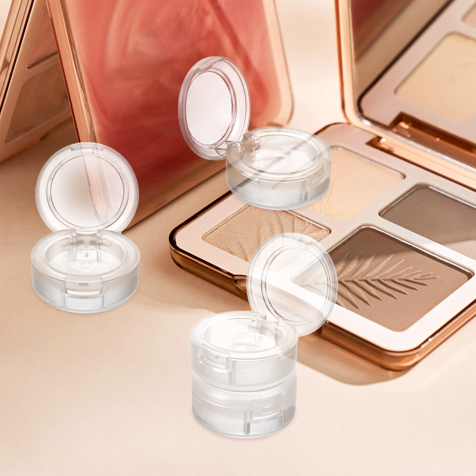 Eyeshadow Palette - 4 adet göz farı tavaları plastik