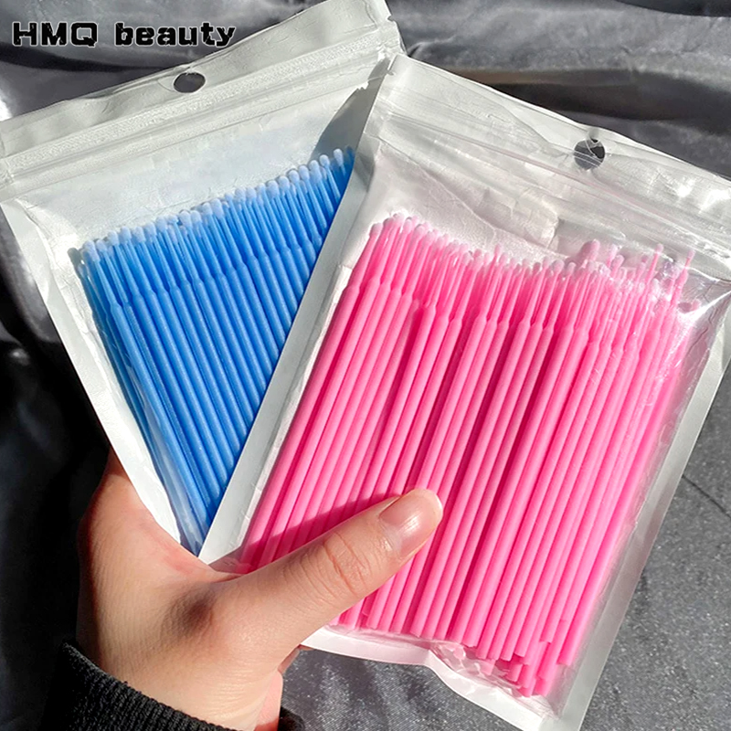 Beauty Makeup Remover - 300/100 adet kirpik temizleme fırçası kirpik