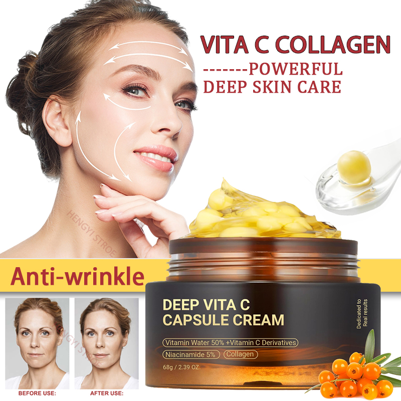 Beauty Glazed Makeup - Kırışıklık Karşıtı Vita C Kapsül Krem