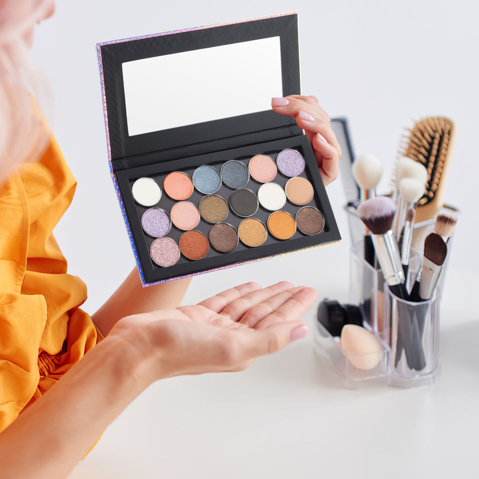 1 takım manyetik makyaj paleti - Eyeshadow Palette incelemesi ve fiyatı