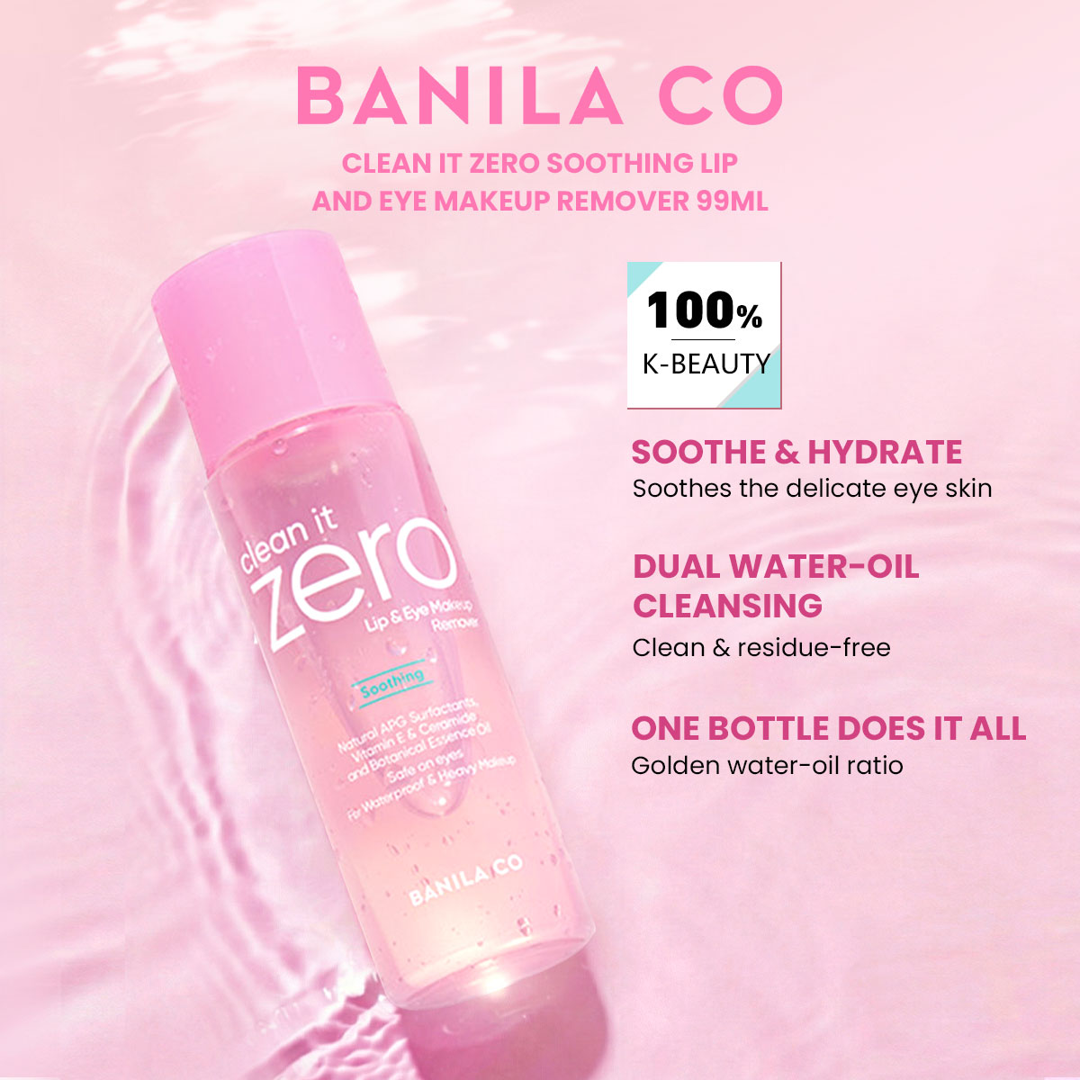 BANILA CO Clean it Zero Yatışt - Beauty Makeup Remover incelemesi ve fiyatı