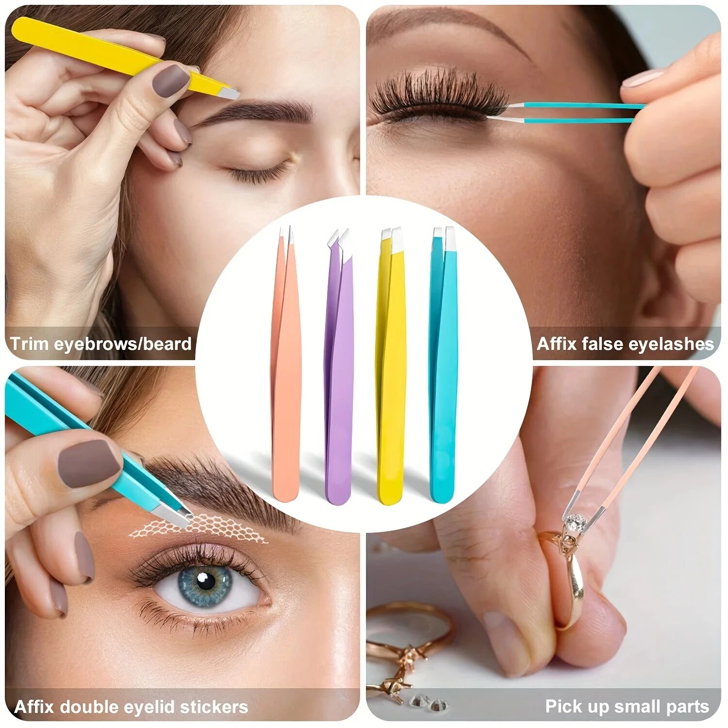 Renkli Kaş Cımbızı Saç Güzelli - Beauty Makeup Remover incelemesi ve fiyatı