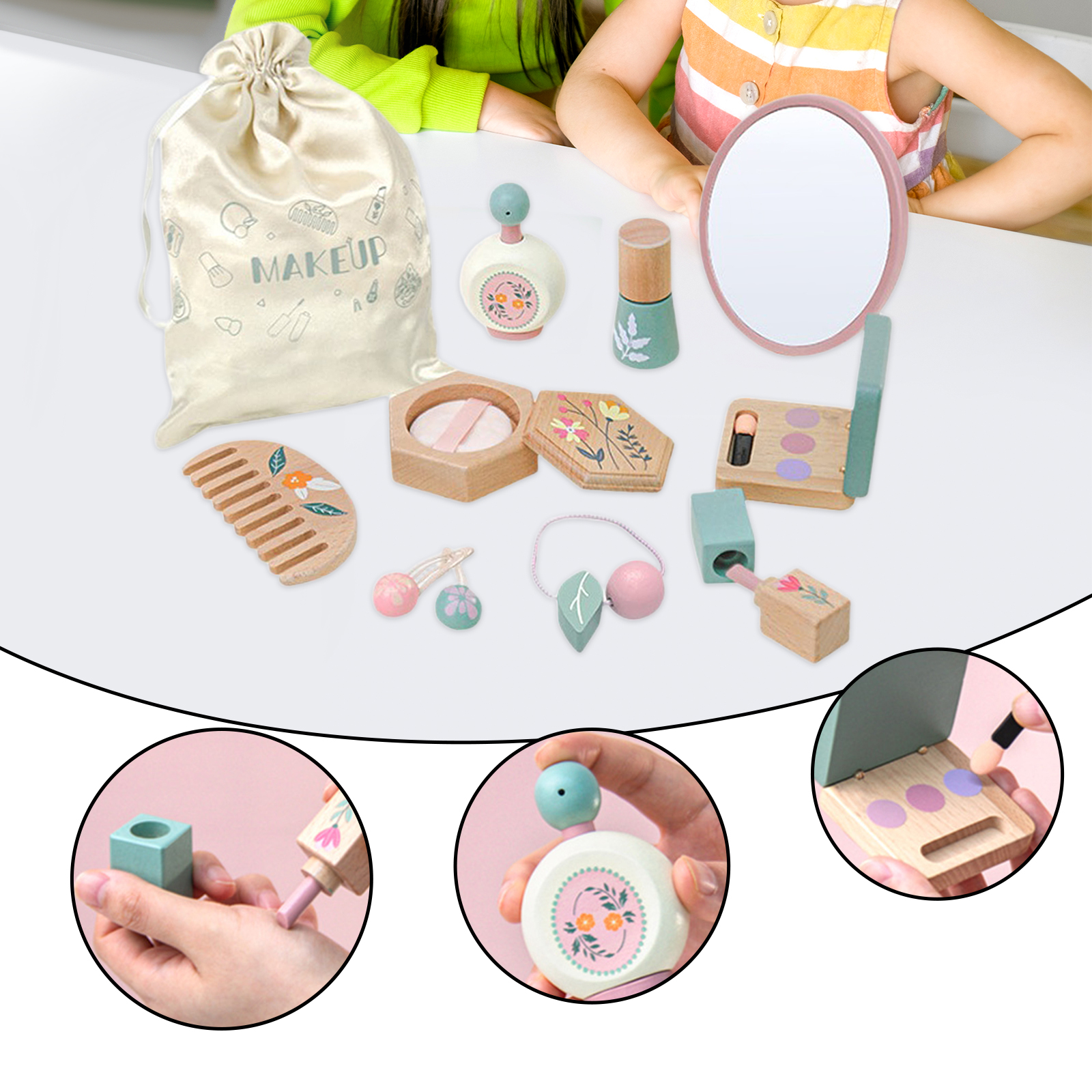 Makyaj Oyuncak Setleri Ahşap M - Beauty Makeup Games For Girls incelemesi ve fiyatı