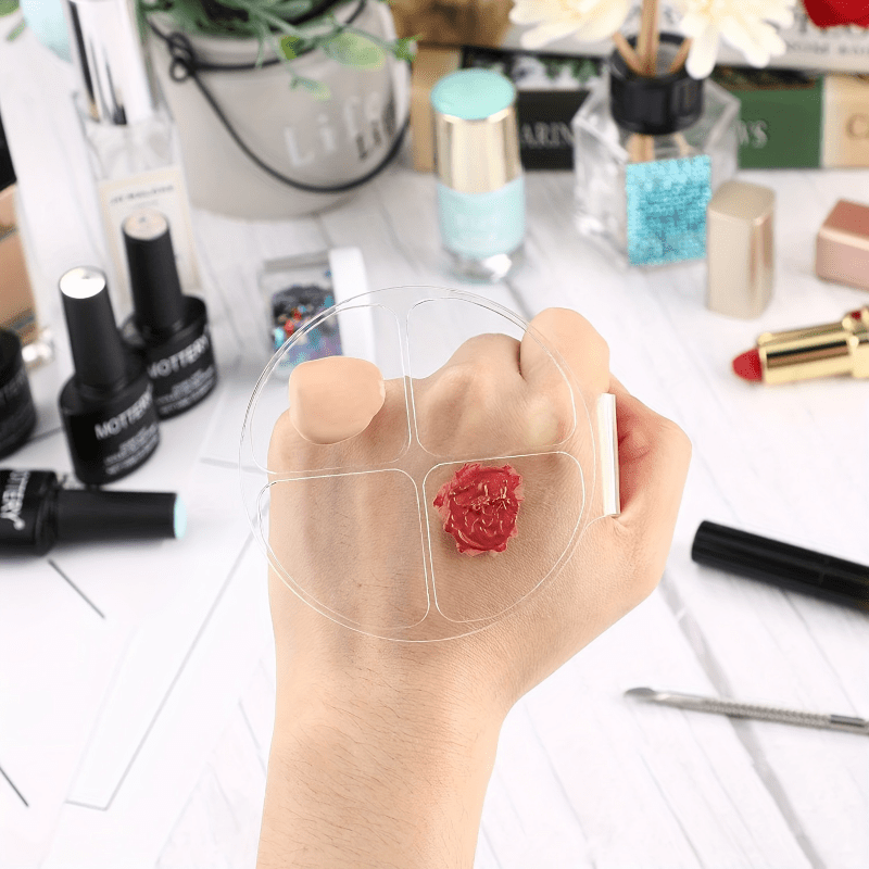 Akrilik Yuvarlak Dört Bölmeli  - Beauty Makeup Tool incelemesi ve fiyatı